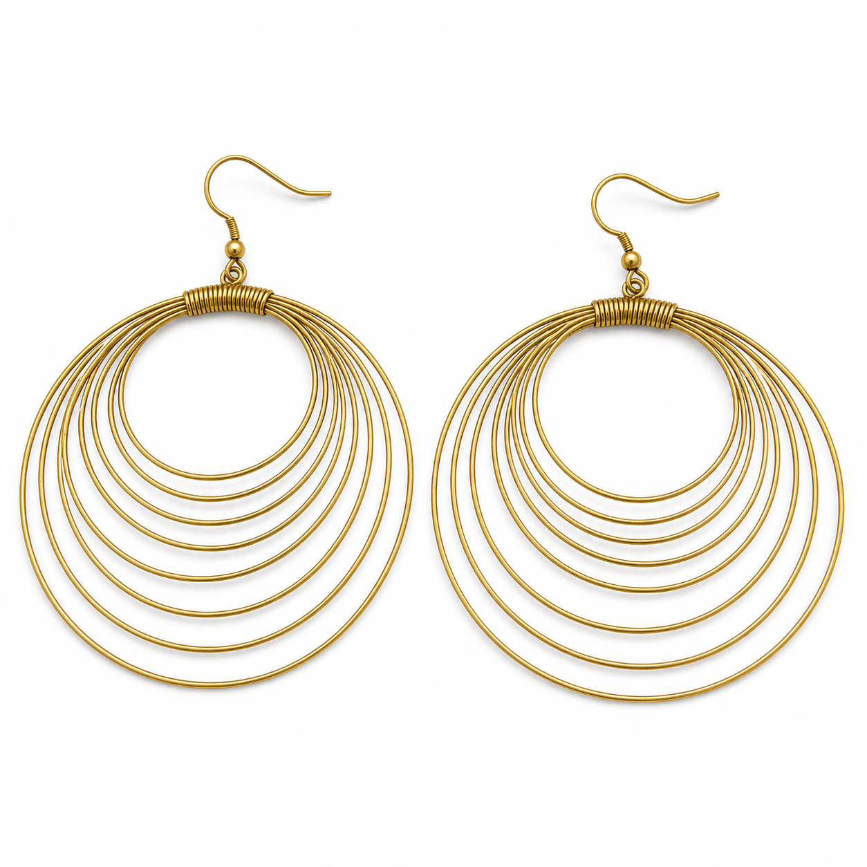 Infinite circles earrings