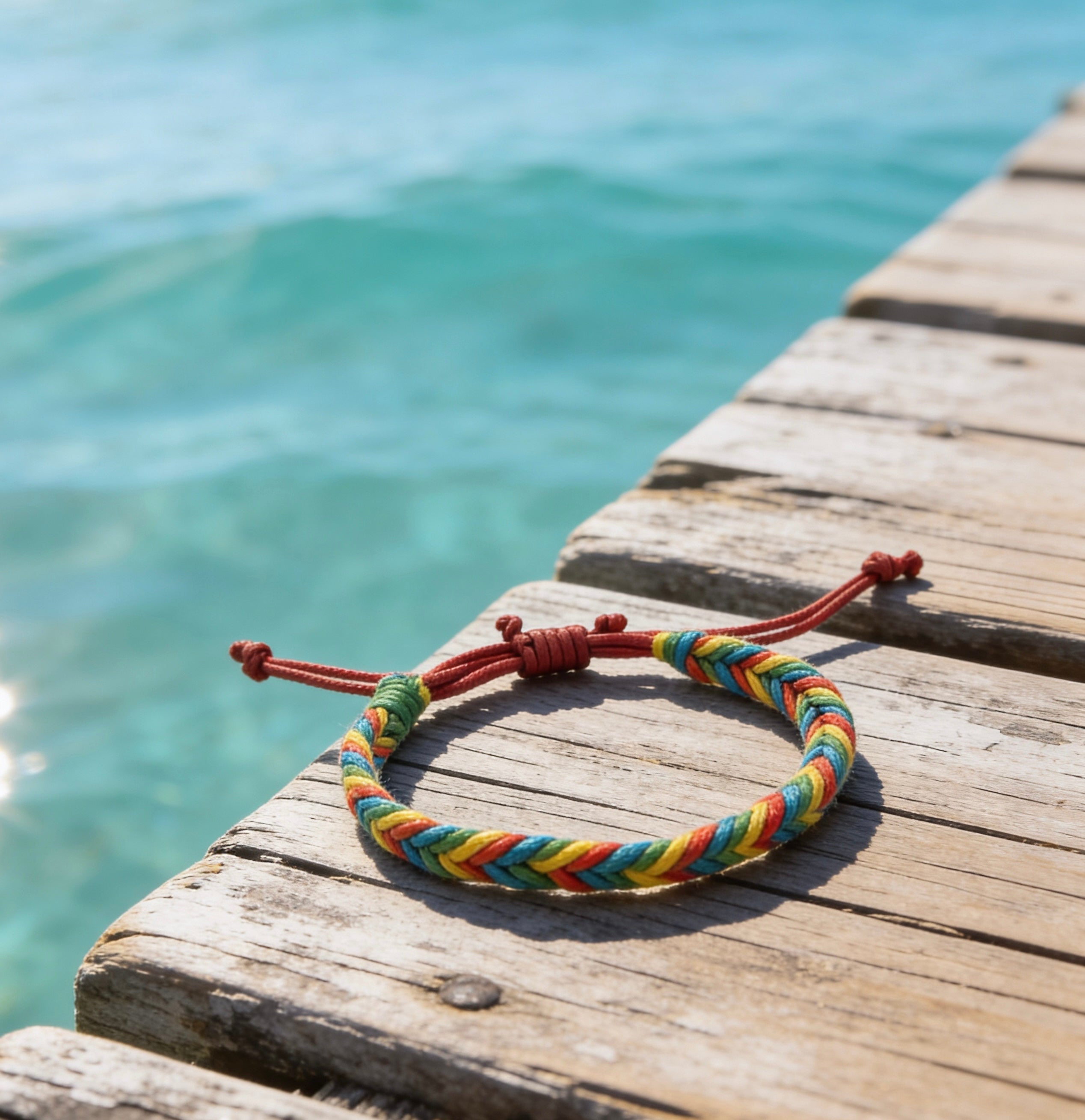Rainbow Ajdustable Bracelet