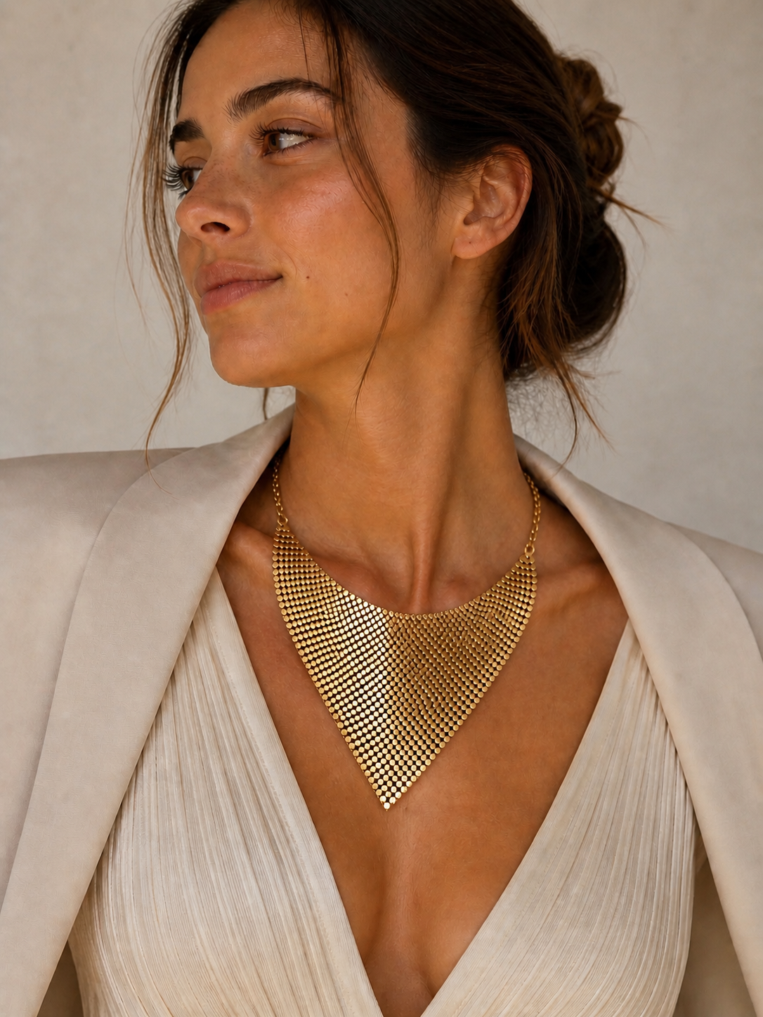 Golden Drape Necklace