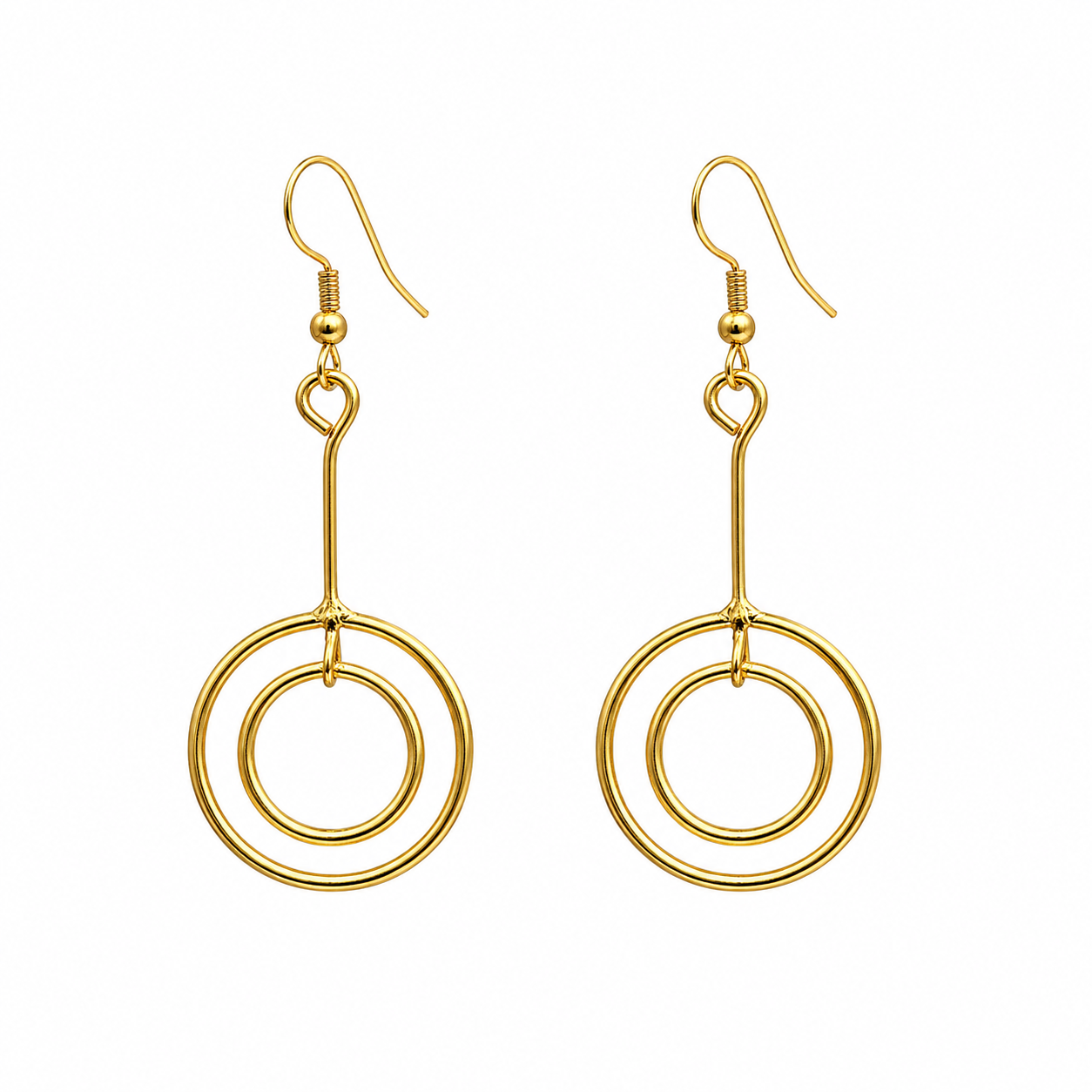 Orbit drop earrings