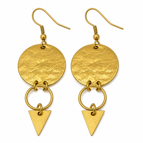 Arrow moon earrings