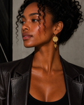 Arrow moon earrings