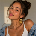 Luna cascade earrings