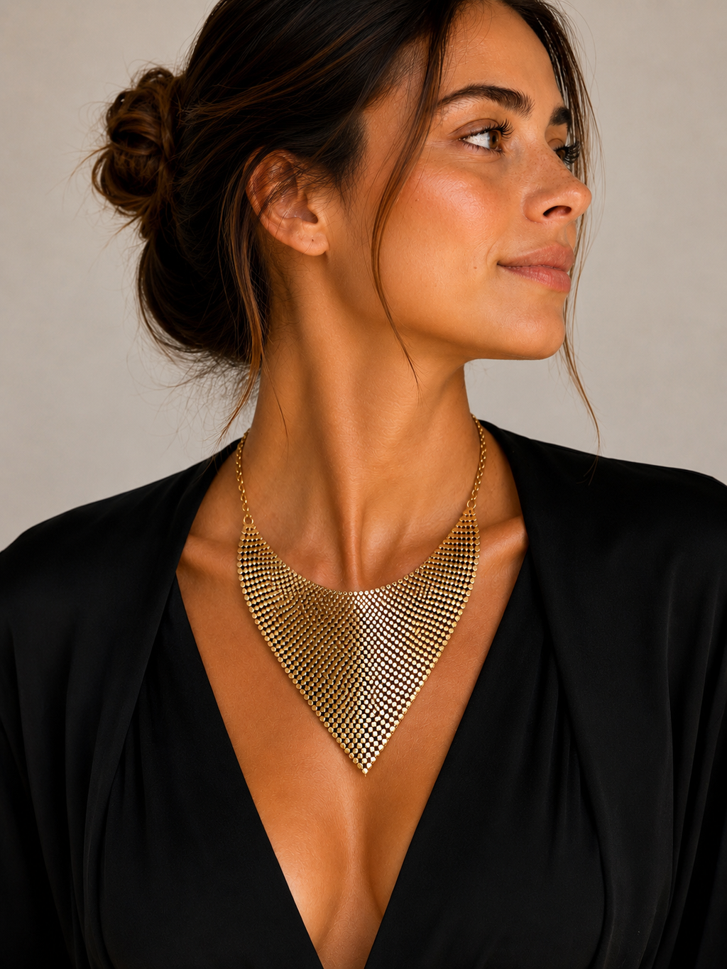 Golden Drape Necklace