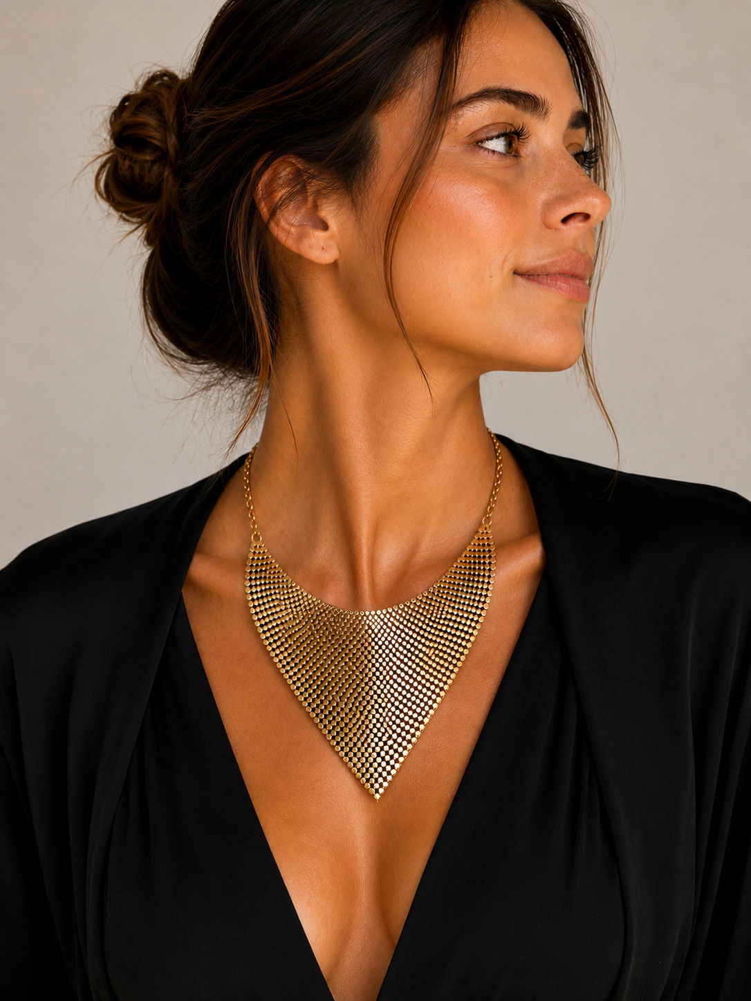 Golden Drape Necklace
