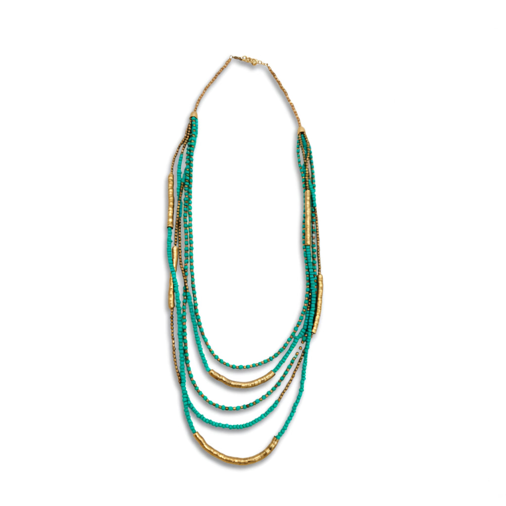multi strand necklace